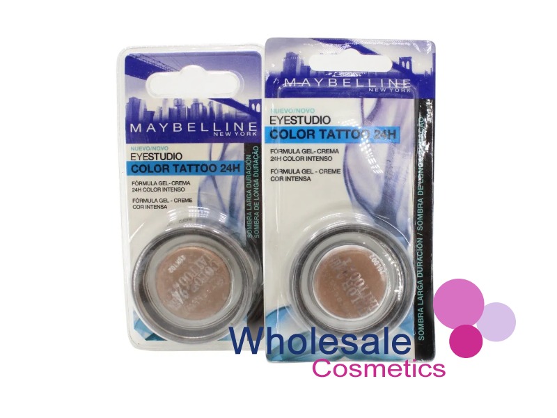 10 x Maybelline 24HR Color Tattoo Eyeshadow - 35 ON AND ON BRONZE